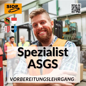 Lehrgang Spezialist Arbeitssicherheit und Gesundheitsschutz (ASGS) 2024/2025 Bern Thun