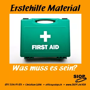 Erste Hilfe Material Erste Hilfe Material